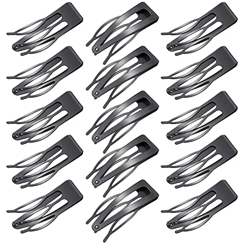 32 Pieces Hair Clips for Women, 3 Prong Clips for Hair, Double Grip Metal