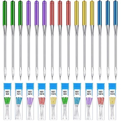 30 Pcs Universal Sewing Machine Needles, 5 Sizes