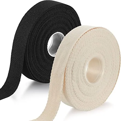 2 Rolls/ 20 Yards Cotton Webbing 1 Inch