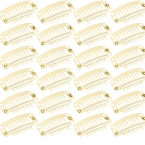 30 Pcs Wig Clips Hair Extensions, 9-Teeth 32 Mm