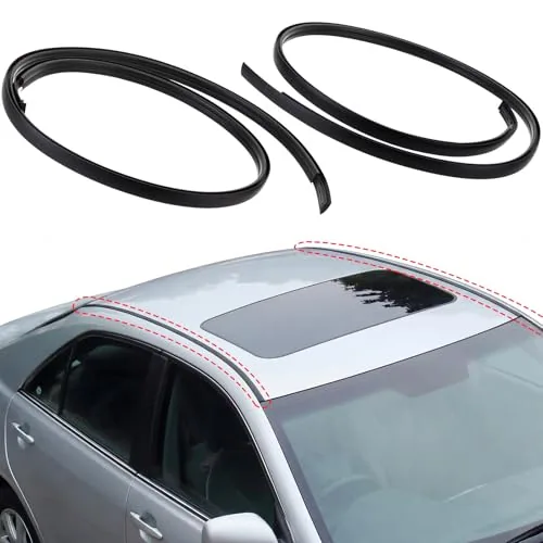 2 Pcs Roof Drip Molding Weatherstrip Compatible with Toyota Camry