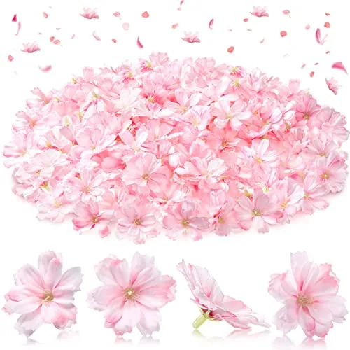 100 Pieces Mini Faux Flower Heads for Crafts
