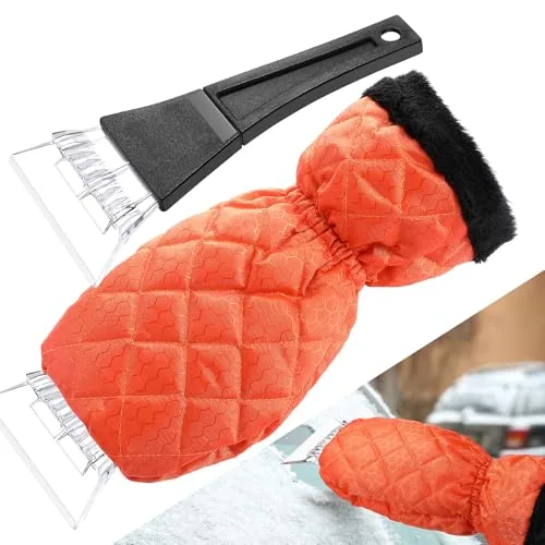 Ice Scraper with Glove Waterproof Ice Scrapers for Car Windshield No