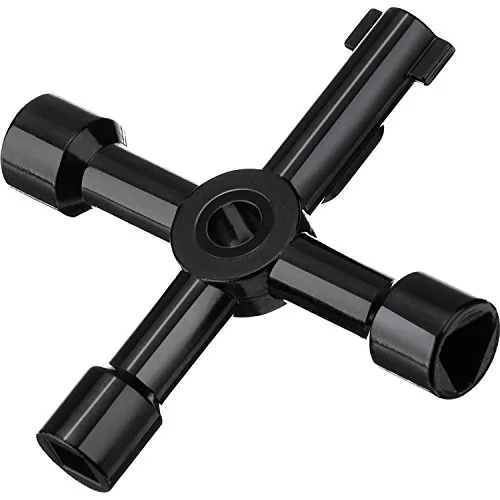 4 Way Sillcock Water Utility Key for Electric Meter Box