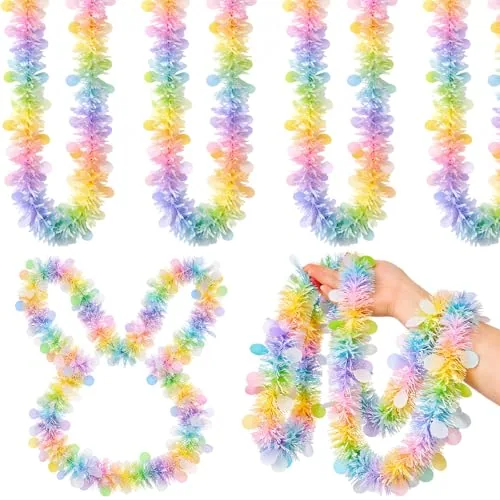 3 Pieces 49 ft Easter Tinsel Garland