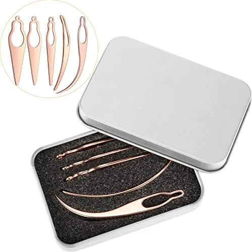 5 Pcs Dreadlock Interlocking Tool Set for Locs with Case
